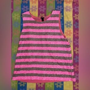 J Crew small stripe tank.